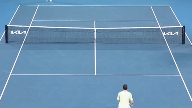 Nadal hits the ball very hard, unlike others