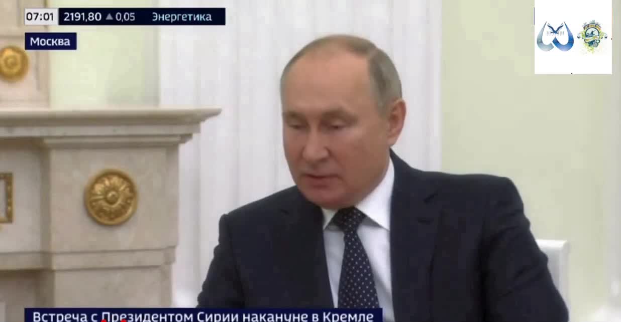 Putin Holds Meeting With Syria’s Assad at Kremlin