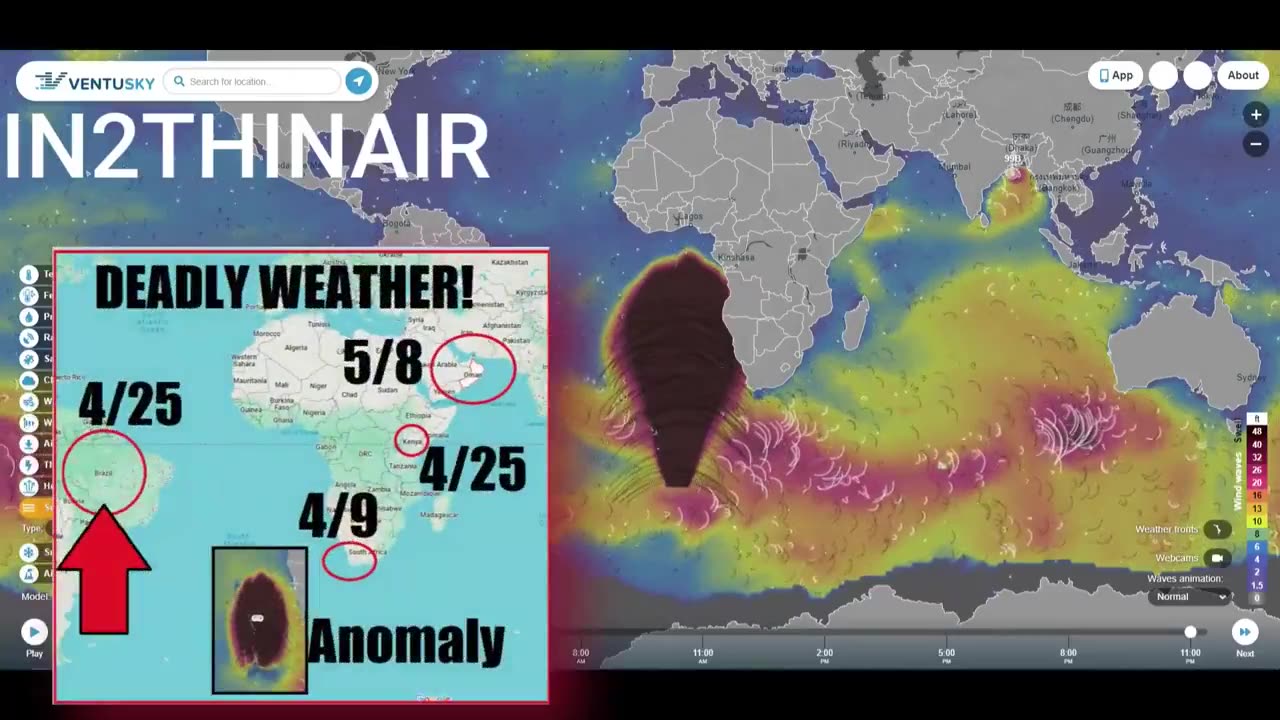 Geogenharia na África e Brasil é isso que está causando as enchentes, haarp!