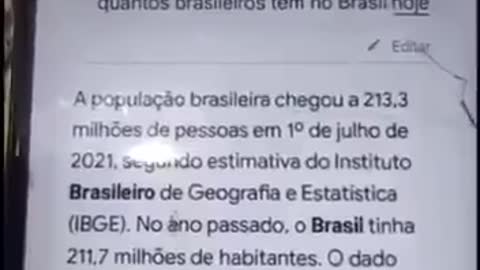 Google Quantas ahbidantes Brasil tem atual é em 2030?