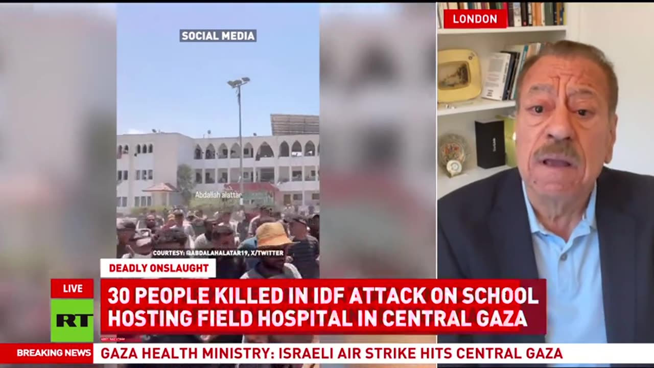 IDF strikes school hosting field hospital in central Gaza