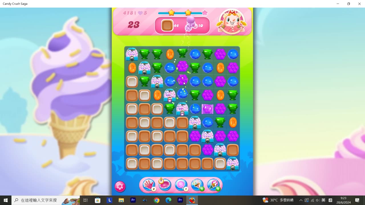Candy Crush Saga Record (Level 418)