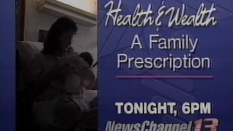 1993 - WTHR Promo for Glendal Jones Special Report 'Health & Wealth: A Family Prescription'