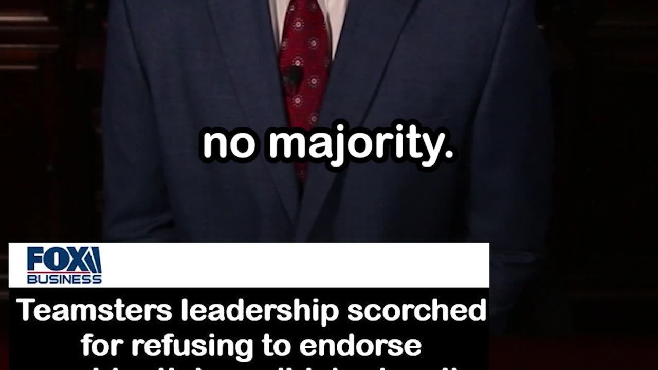 Teamsters Union Snubs Trump—Even as Majority of Members Back Him