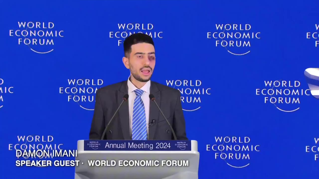 Up Roar at the WEF, man Goes off on Stage!