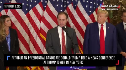 WATCH: Presidential Candidate Donald Trump Holds Press Conference at Trump Tower in New York