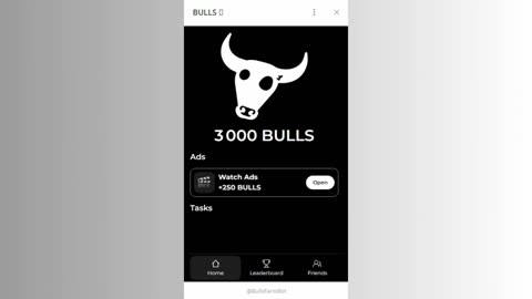 new mining mini app bot telegram bulls