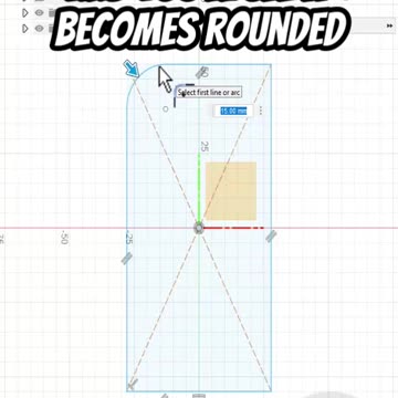 Fusion360: Rounded Rectangle