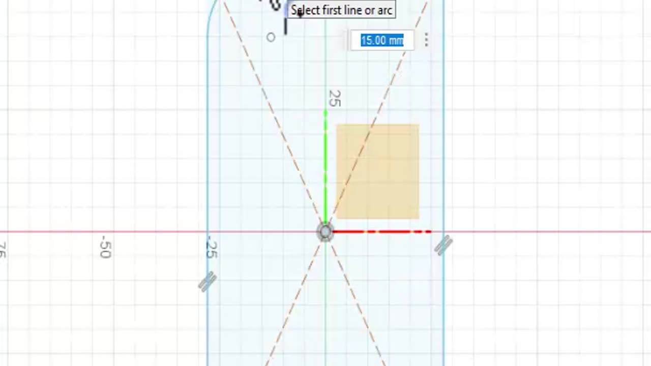 Fusion360: Rounded Rectangle