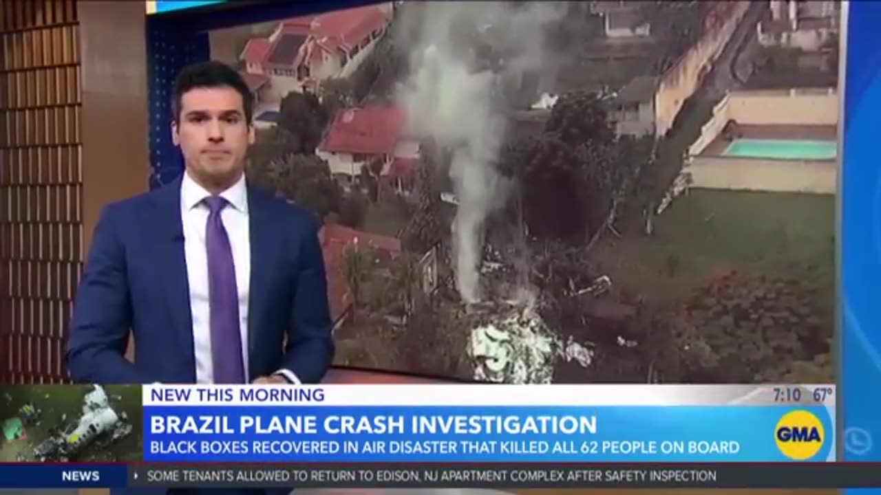 Brazil plane crash: 62 people, including 8 doctors, killed in Brazil's plane crash