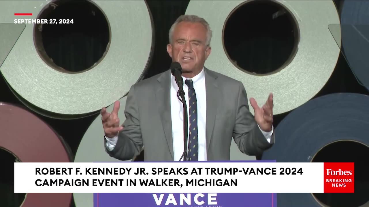 BREAKING NEWS: Robert F. Kennedy Jr. Urges Voters To Reject Kamala Harris At Trump Michigan Rally