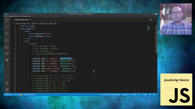 JS Basics 004: Boolean and Comparison Operators