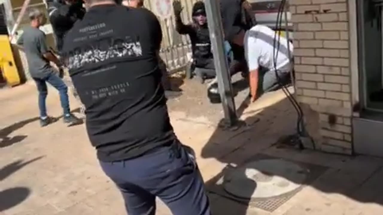 Attached is documentation from the moment the terrorist was neutralized in