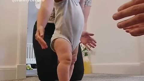 Baby’s First Steps 😂😂 #drole #funny #bebedrole #babyfunny #bebedrole