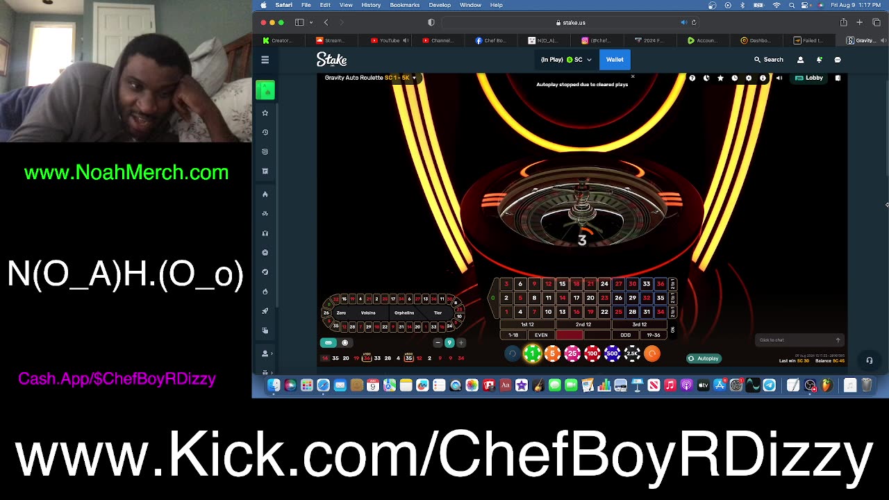 Chef Boy R Dizzy VLOG: @KickStreaming (O_o) #August #9 #2024 (O_o) www.Kick.com/ChefBoyRDizzy