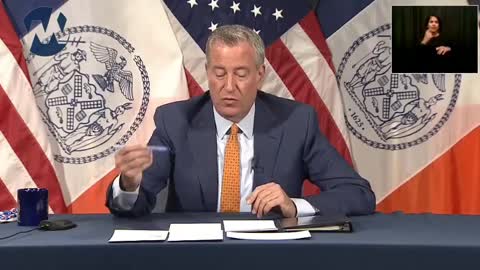 De Blasio Wants Businesses To Require 5-11 Year Olds Show Vax Cards Down The Line