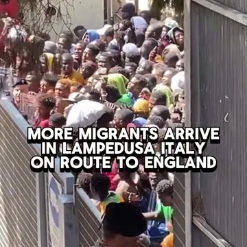 More Migrants Arrive In Lampedusa, Italy on route to England - July 20, 2024