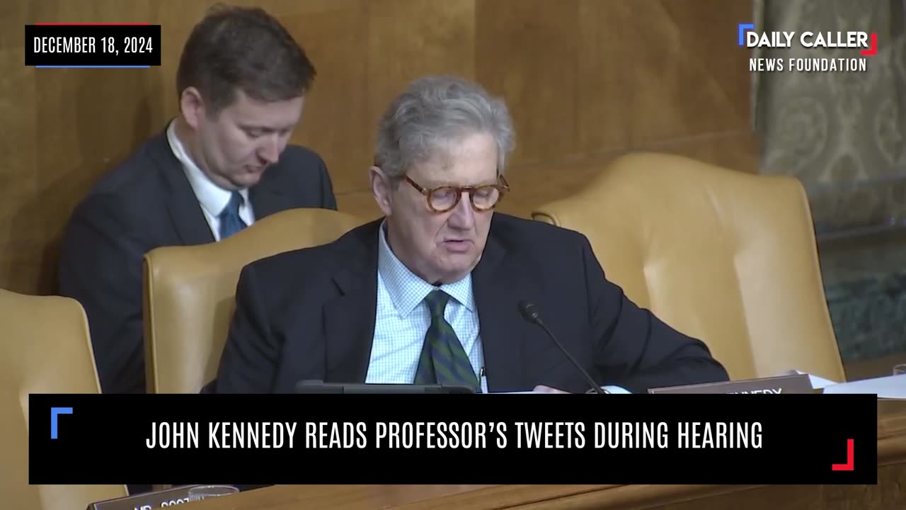 SAVAGE: John Kennedy Reads Woke "Climate Extremist's" Tweets During Hearing