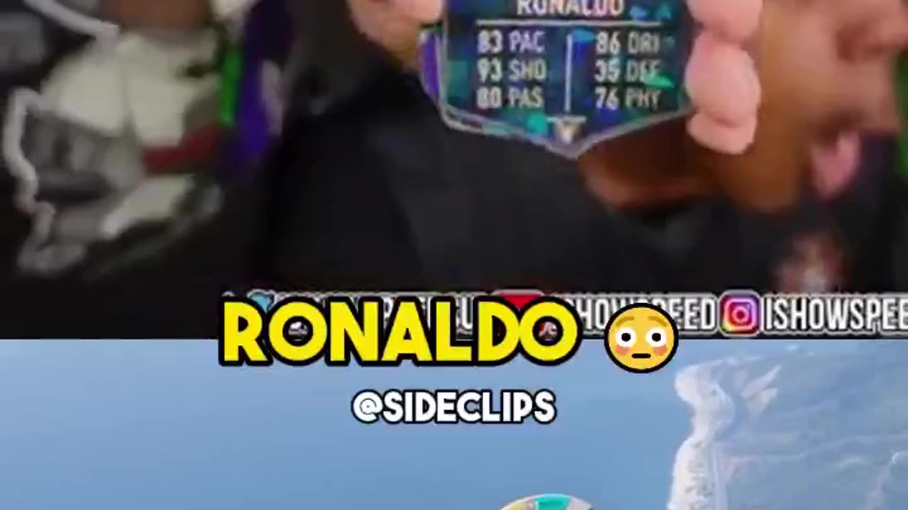 iShowspeed brother pulls ronaldo card irl 🤣😂