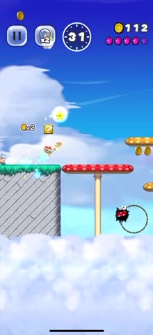 Mario Run 5-1 All Pink Coins