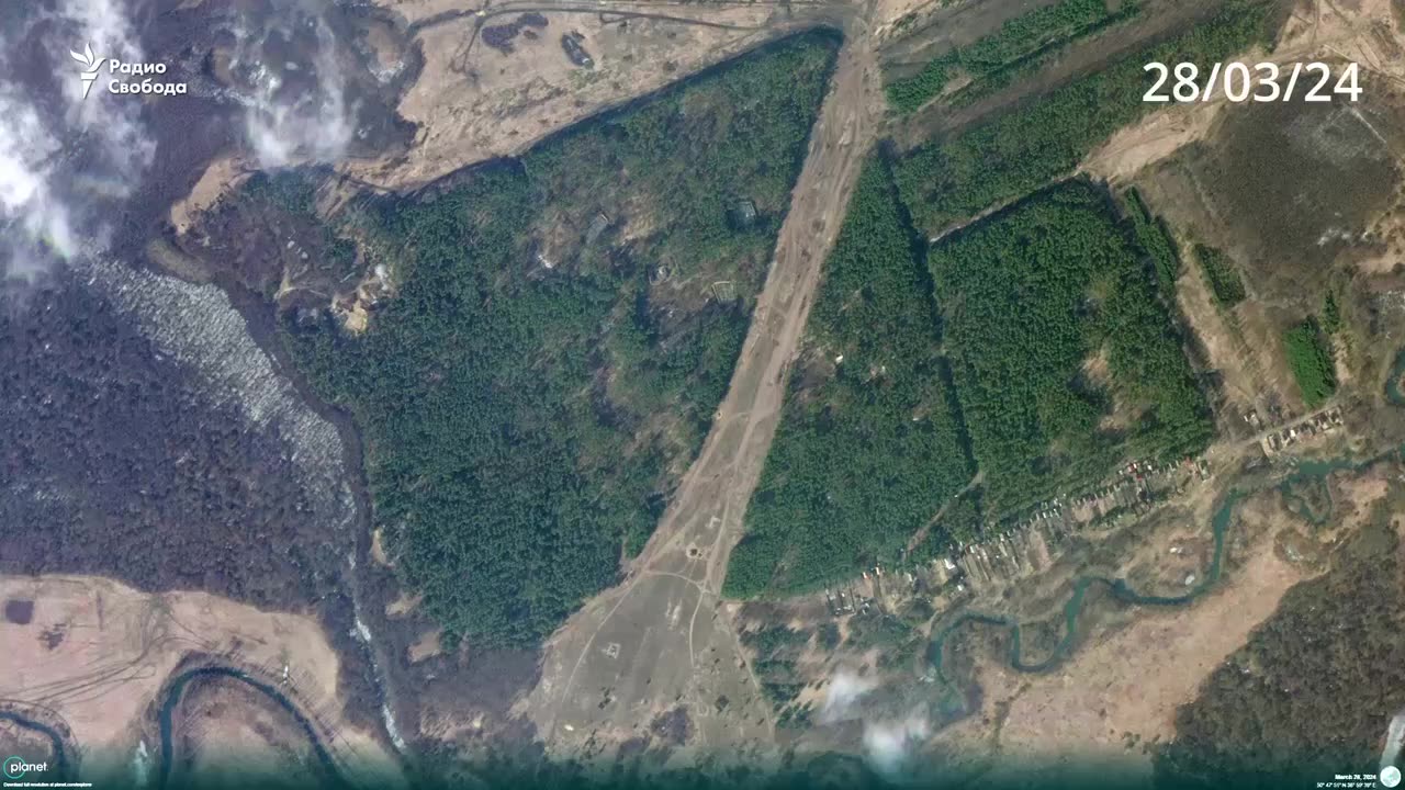 🔥 Satellite images of the aftermath of the Ukrainian strike on the Russian