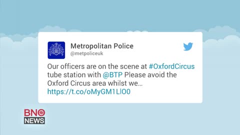 Incident at London's Oxford Circus Tube Station, Armed Police on Scene