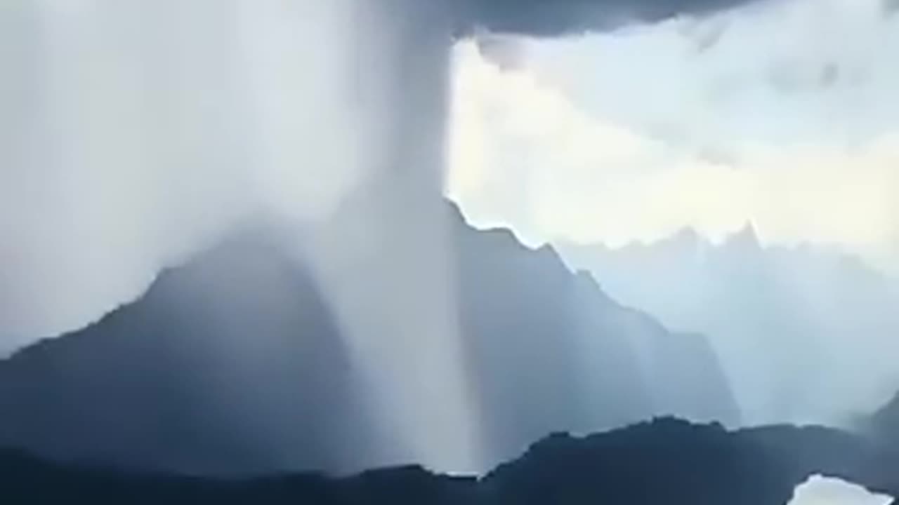 Cloudy Burst Rainfall