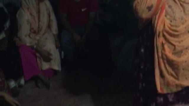 Bangladeshi little boy and grandmother dance like mad