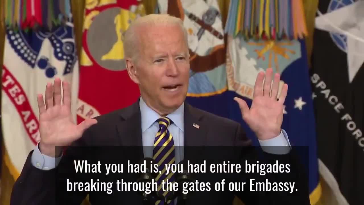 36 days ago Joe Biden said that the Taliban would never take over Afghanistan