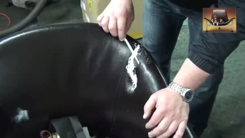 LEATHER RIP REPAIR #1 VIDEO ***** LeatherTouchupDye.com