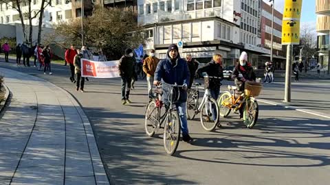 7. MG DEMO Sonntagsspaziergang am 07.03.2021 - Demozug - Impressionen