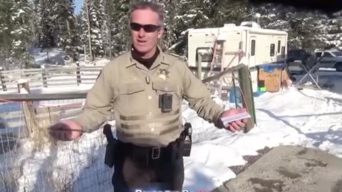 Cop Admits To Trespassing Through Locked Gate & Gets Offended When Asked to Leave Private Property