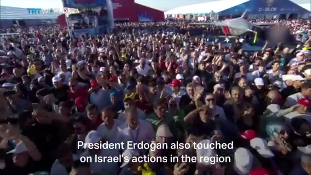 Turkish president Erdogan attends TEKNOFEST in Adana
