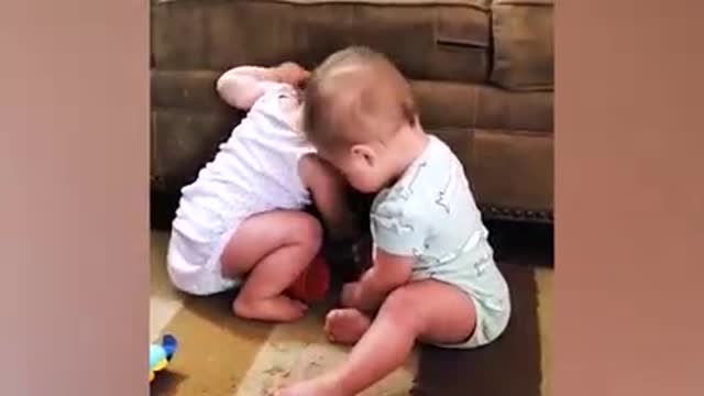 Kids funny and smile baby video