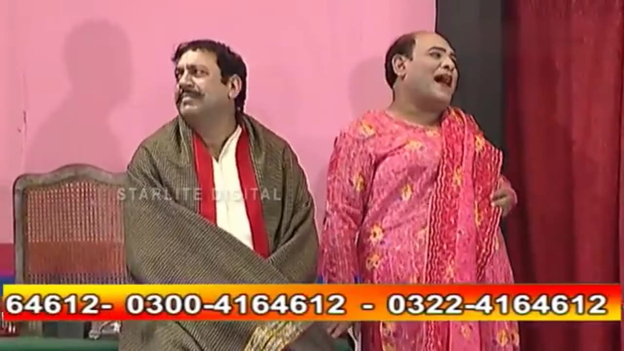 Best of Akram Udass and Agha Majid with Sohail Ahmed Pakistani Stage Drama Comedy Clip