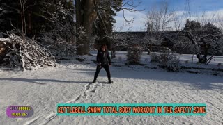 Kettlebell Snow Total Body Workout