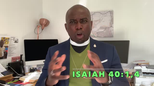 Sermon on the Go with Rev. Kingsley | Isaiah 40:1,4