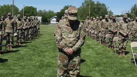 107th support maintenance company development send off ceremony