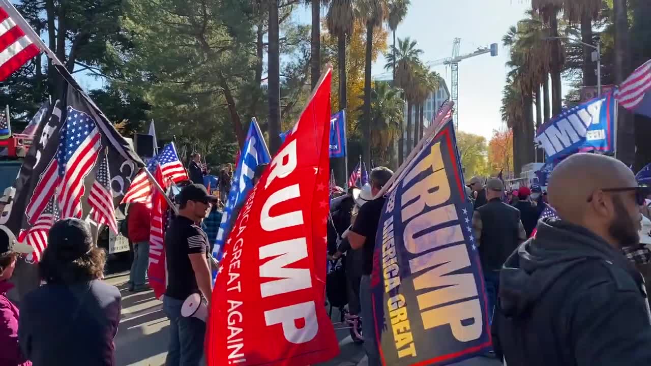 StopTheSteal _ California State Capitol Protest Sacramento, CA Week 4 November 28, 2020 IMG 2829