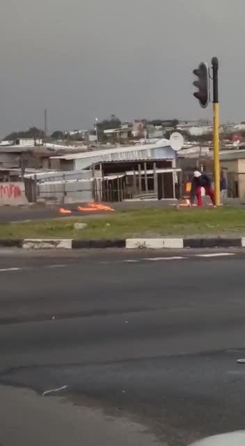 Motorists petrol-bombed and stoned