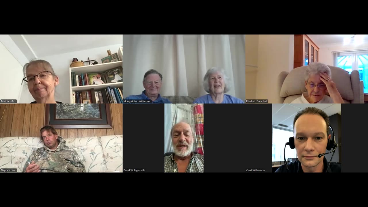 Zoom Prayer and Share Meeting - Aug.21/2024