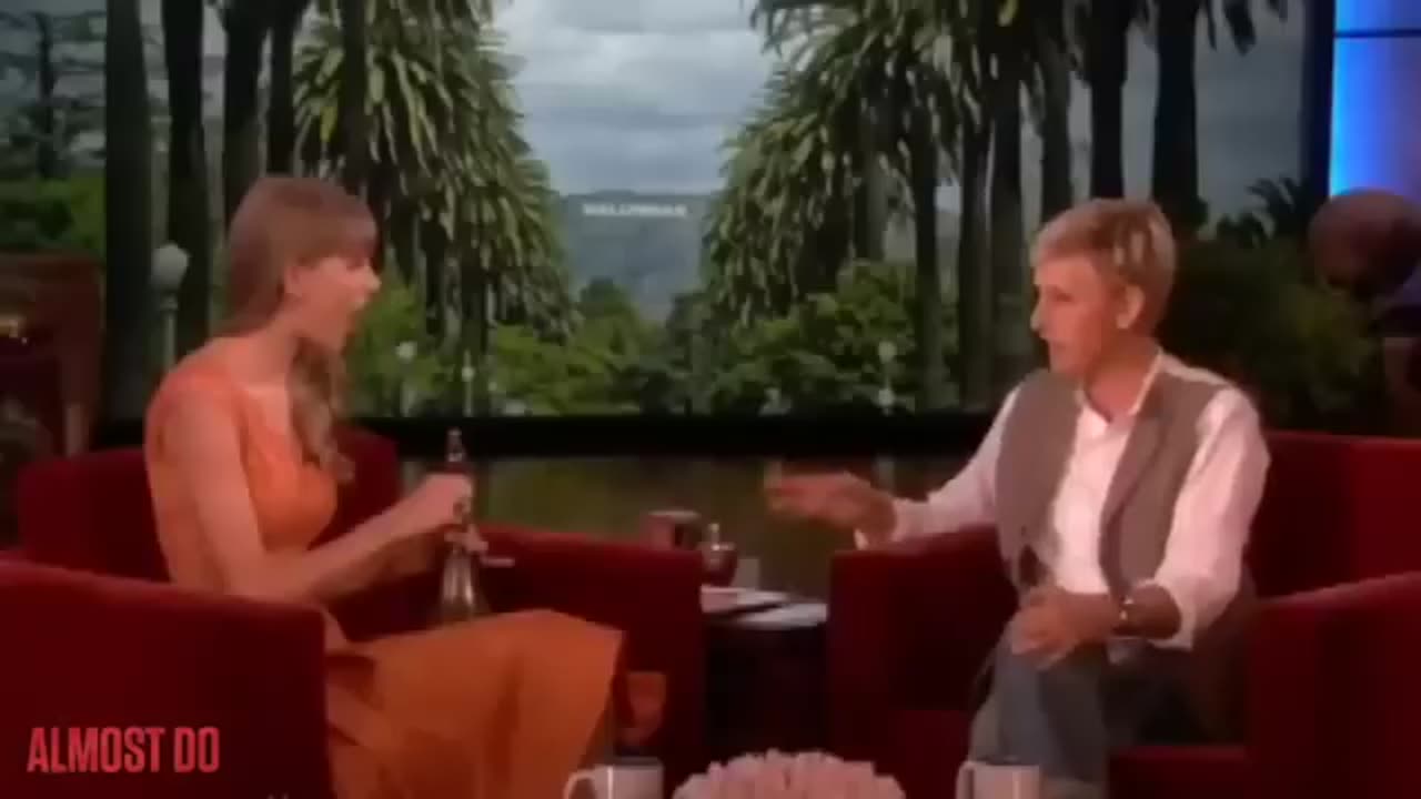 ellen making taylor swift uncomfortable for 5 minutes straight