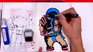 VOL.7 Time-Lapse Pen & Sharpie marker, drawings without lifting pencil