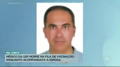 Médico vacinado Covid morre de mal súbido