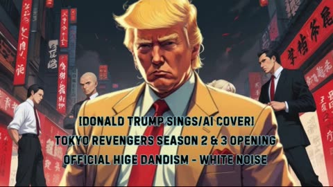 [Donald Trump sings/AI Cover] Tokyo Revengers S 2&3 OP Official HIGE DANdism - White Noise