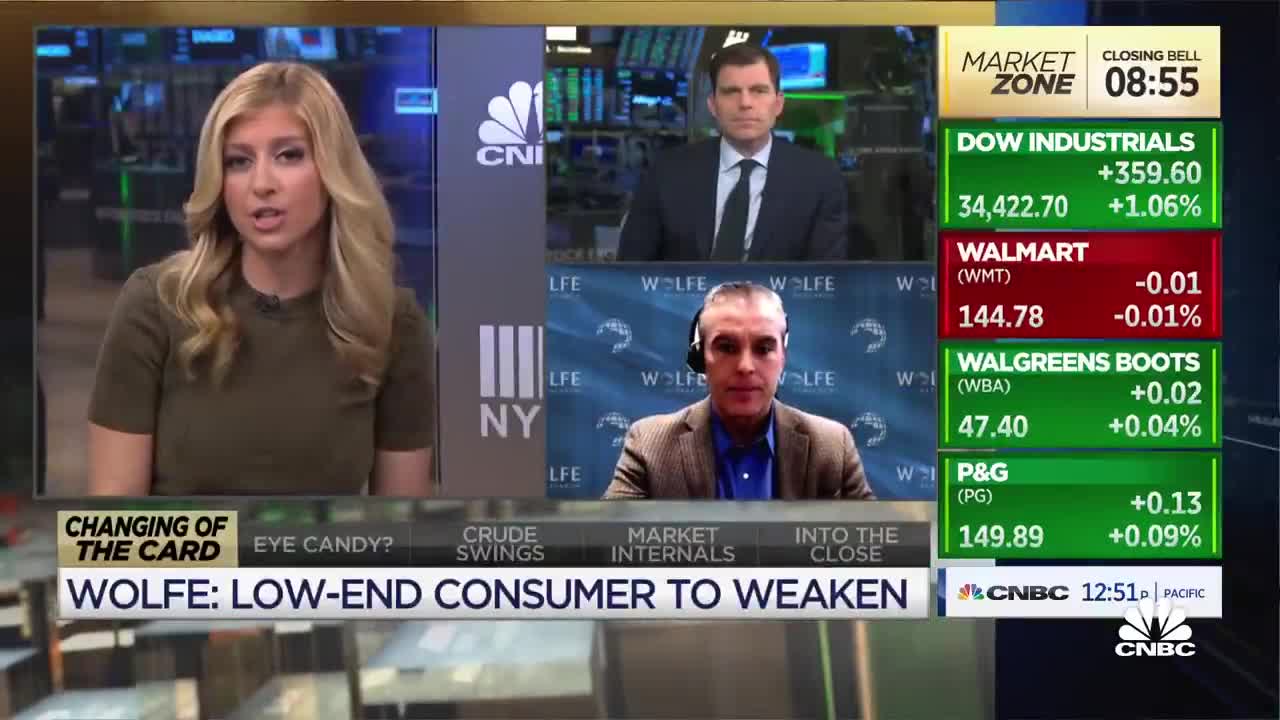 Wolfe Research's Carache says he expects to see the low-end consumer weaken