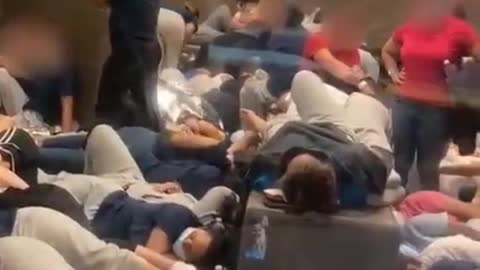 BORDER PATROL AGENT LEAKS FOOTAGE OF ANOTHER SEVERELY OVERCROWDED BORDER INTAKE FACILITY