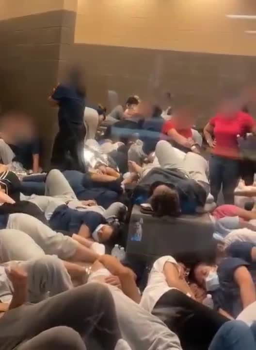 BORDER PATROL AGENT LEAKS FOOTAGE OF ANOTHER SEVERELY OVERCROWDED BORDER INTAKE FACILITY