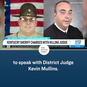 Kentucky County Sheriff Kills District Judge Inside Courthouse