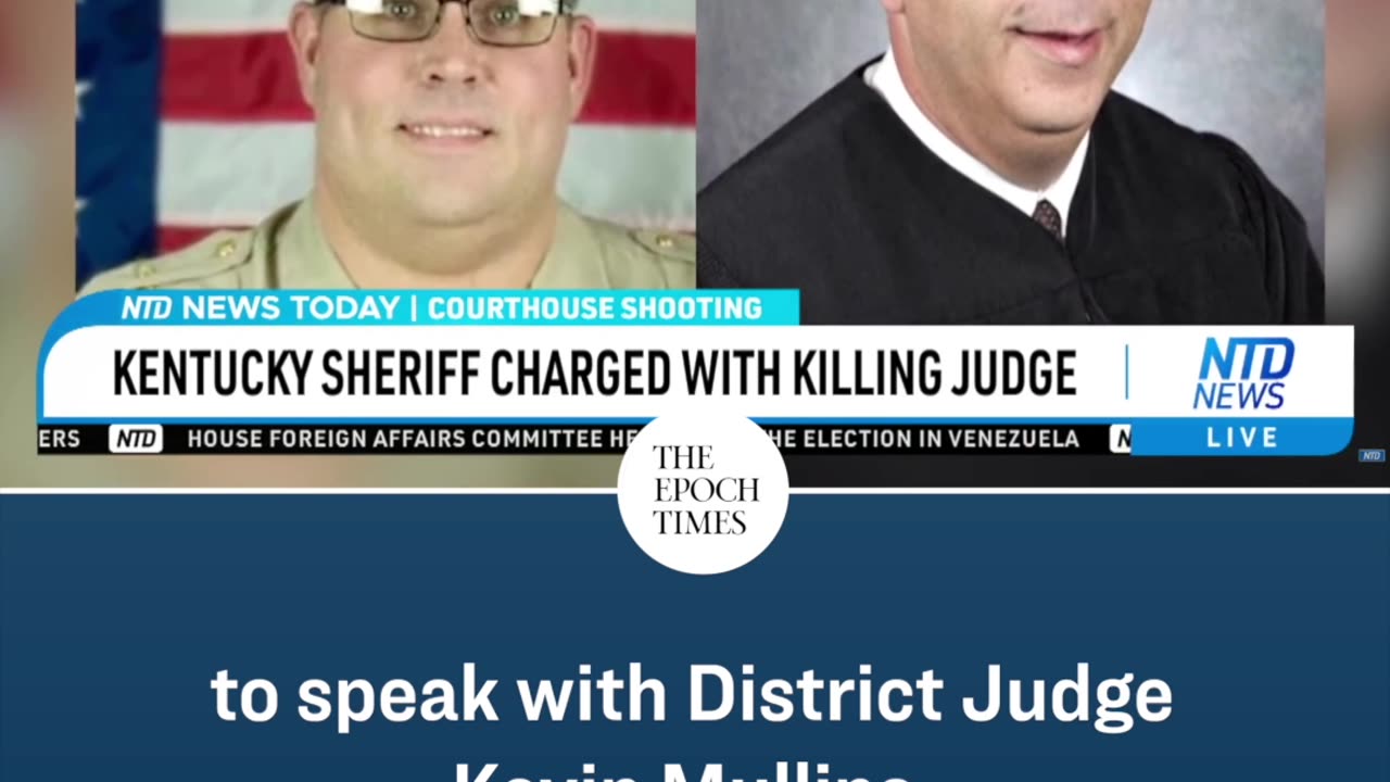 Kentucky County Sheriff Kills District Judge Inside Courthouse